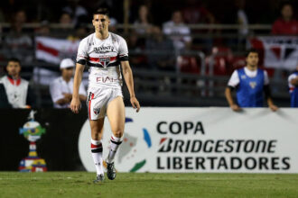 Um jovem Calleri até marcou no confronto, mas acabou eliminado (Foto: Friedemann Vogel/Getty Images)