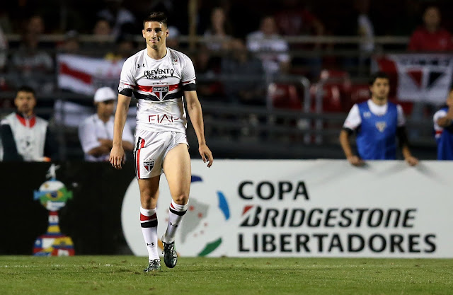 Um jovem Calleri até marcou no confronto, mas acabou eliminado (Foto: Friedemann Vogel/Getty Images)